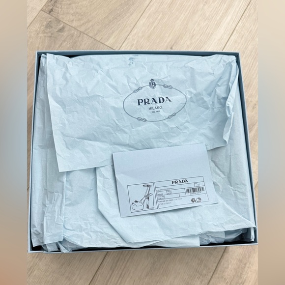 Prada Black Patent Leather Platform Heels - Picture 9 of 11